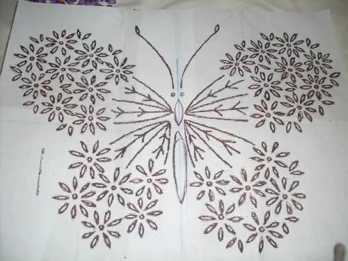 Moldes bordado en cinta flores - Imagui