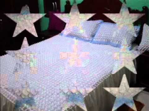Colcha de cama e almofadas.WMV - YouTube