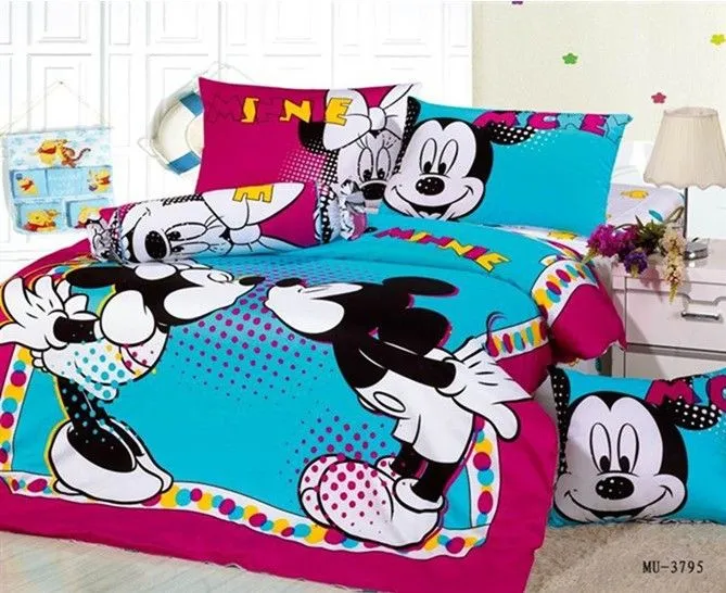 Colcha Mickey & Minnie Mouse - Imagui