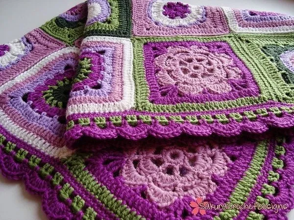 Colcha tejida | Crochet | Pinterest