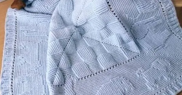 Colchas tejidas a crochet para bebé (1) | Tjidos | Pinterest