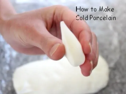 Cold Porcelain Tutorial: How to make Cold porcelain - YouTube