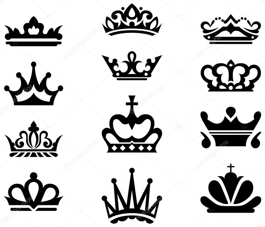 colección de corona — Vector stock © Kreativ # colección de corona — Vector stock © Kreativ #