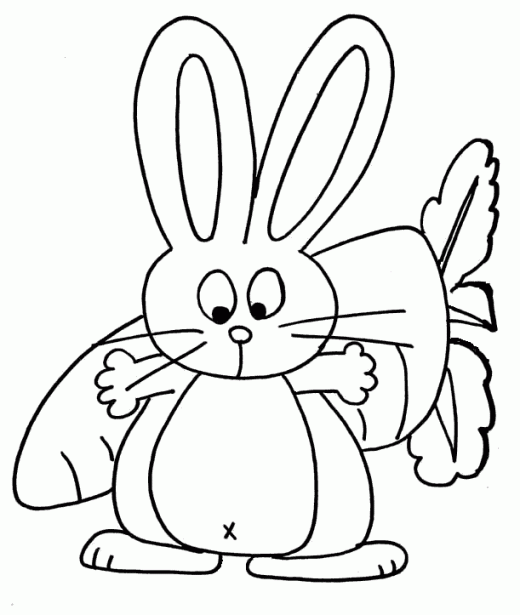 Dibujos de conejos para imprimir - animalia.