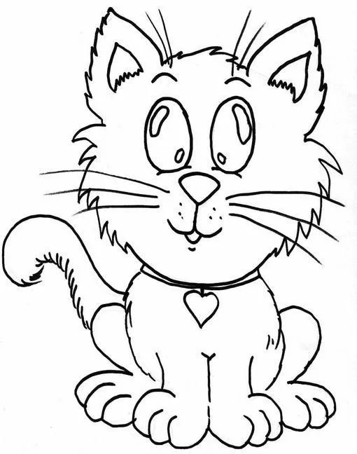 Mi colección de dibujos: Gatitos para colorear Mi colección de dibujos: Gatitos para colorear
