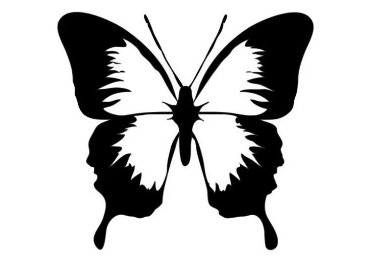 Moldes de mariposas para recortar - Imagui