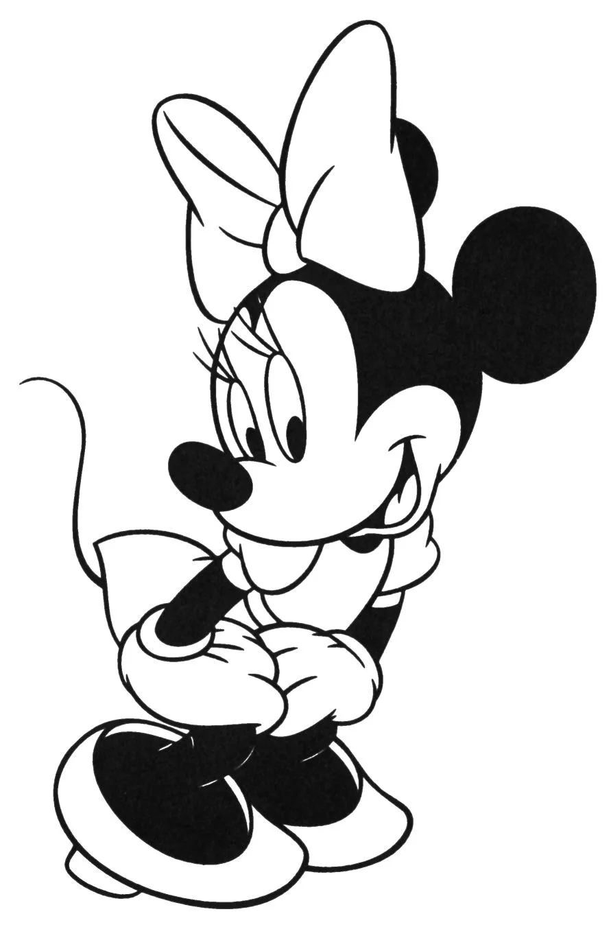 Mi colección de dibujos: ? Minnie para colorear ?