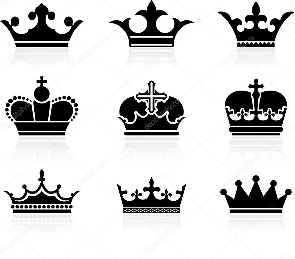colección de diseño de corona — Vector stock © iconspro # colección de diseño de corona — Vector stock © iconspro #