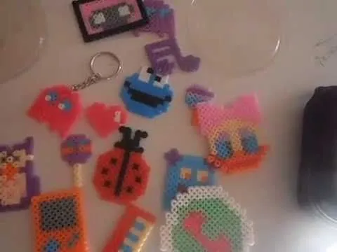 Mi coleccion de figuritas con hama beads ツ ✪ - YouTube