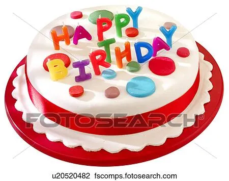 Colección de foto - feliz cumpleaños, pastel, recortar u20520482 ...
