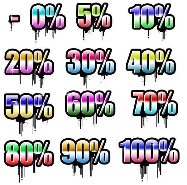 colección de números de descuento graffiti — Foto stock © viperagp ... colección de números de descuento graffiti — Foto stock © viperagp ...
