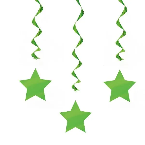 Colgantes con siluetas de estrellas, para decorar fiestas - de www ...