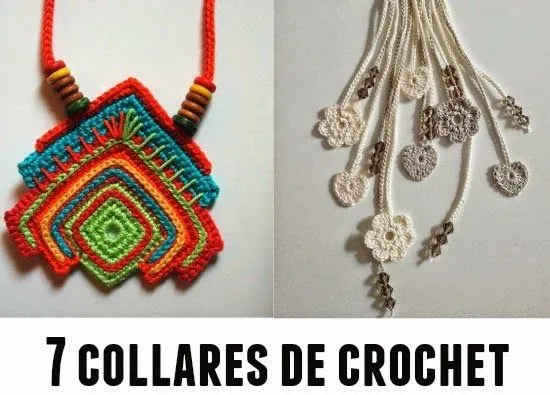 7 Collares de Crochet Inspiracion - Patrones Crochet