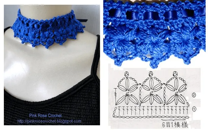 3 Collares de Crochet Diferentes - Patrones Crochet