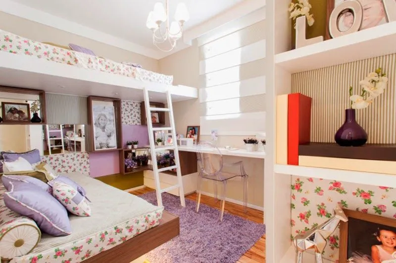 Cómo Colocar dos Camas en un Dormitorio para Niñas? : Diseño y ...