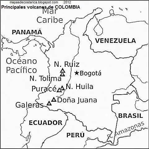 COLOMBIA, America | MAPAS DE