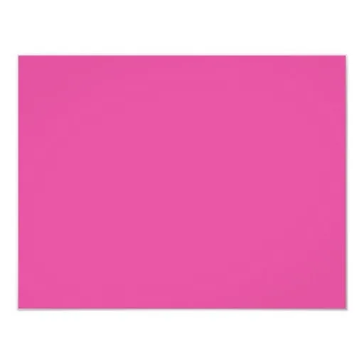 Color de fondo - fucsia invitación 10,8 x 13,9 cm | Zazzle