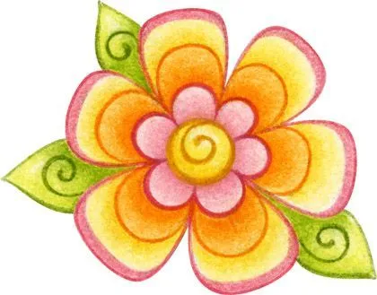 Flores coloreadas para imprimir - Imagenes y dibujos para imprimir ...