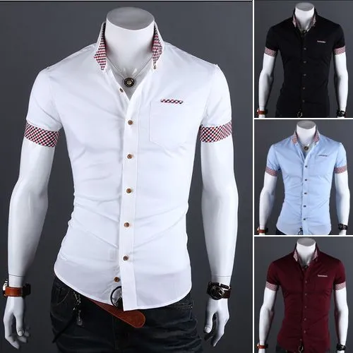 Aliexpress.com: Comprar Hombres camisa de verano 2015 bloque de ...