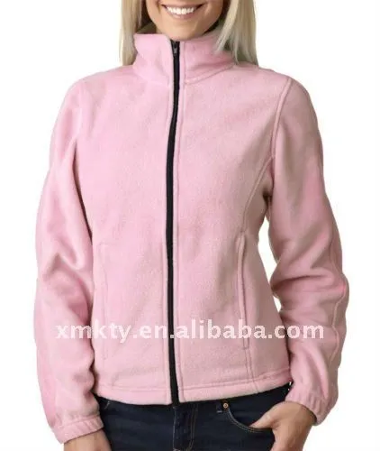 de color rosa señoras chaqueta de forro polar-Chaquetas ...