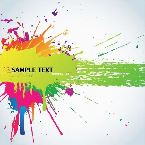 Color splash background vector Free vector in Encapsulated ...