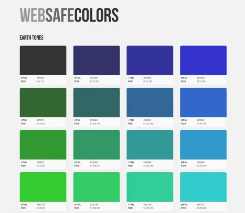 Color Web. Paleta de Colores. | Blog de Diseño Web