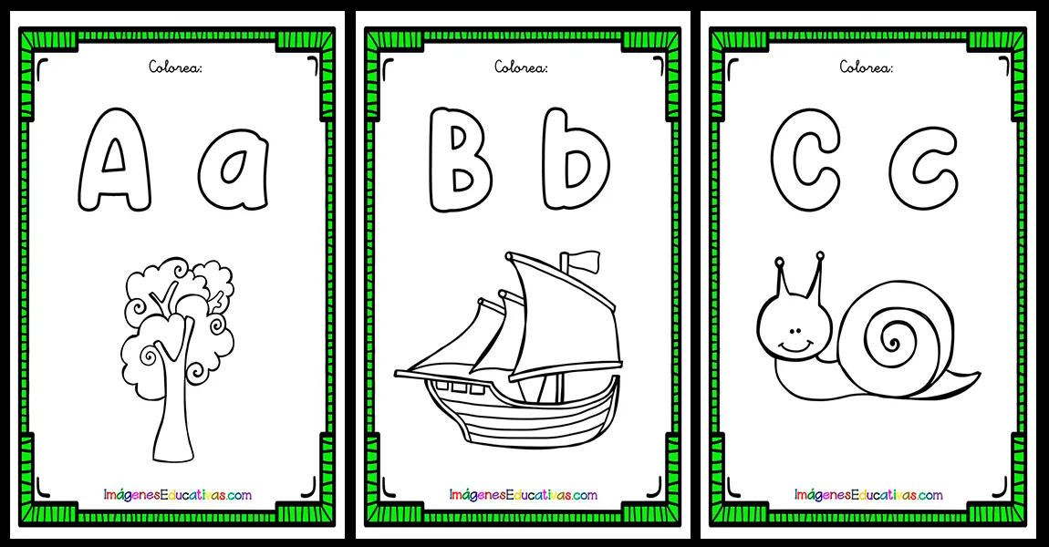 COLOREA EL ABECEDARIO – Imagenes Educativas COLOREA EL ABECEDARIO – Imagenes Educativas