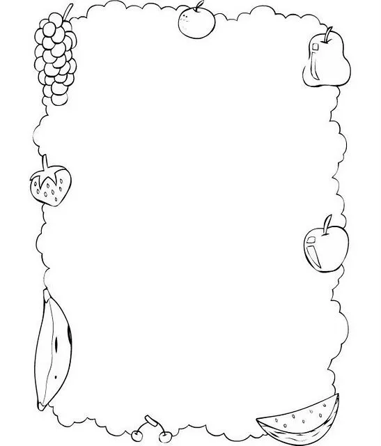 COLOREA TUS DIBUJOS: Bordes para colorear e imprimir COLOREA TUS DIBUJOS: Bordes para colorear e imprimir