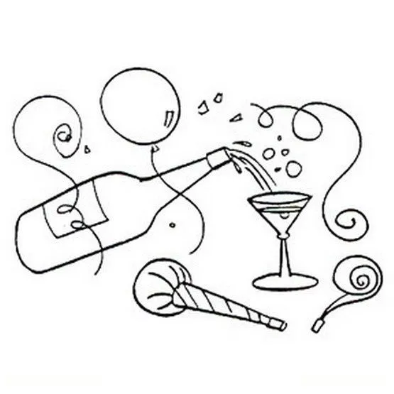 COLOREA TUS DIBUJOS: Botella de vino para colorear y pintar COLOREA TUS DIBUJOS: Botella de vino para colorear y pintar