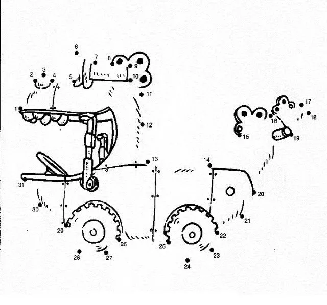 COLOREA TUS DIBUJOS: Dibujar Vehículo uniendo puntos para colorear ...