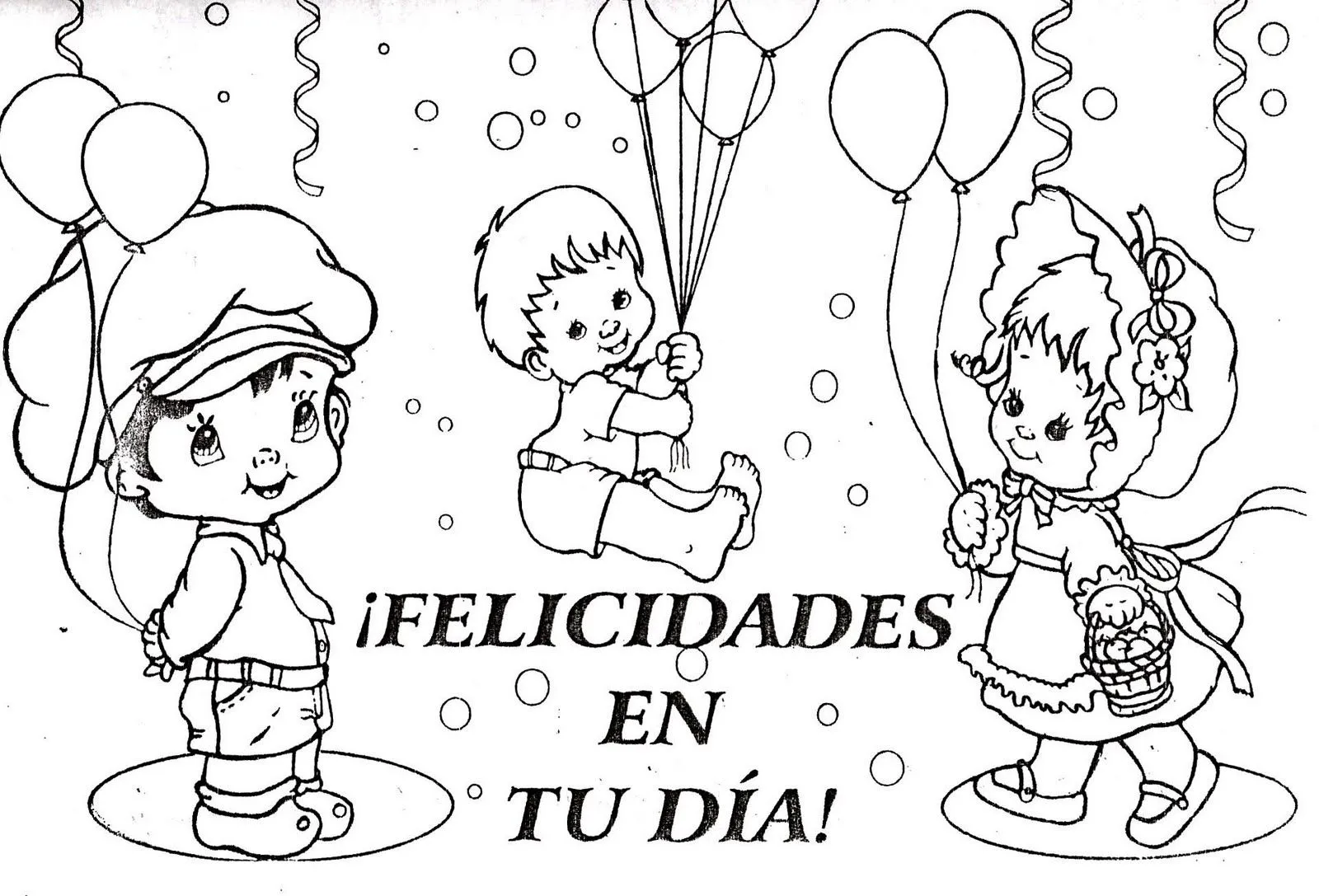 COLOREA TUS DIBUJOS: Dibujo de banner de felicidades para colorear COLOREA TUS DIBUJOS: Dibujo de banner de felicidades para colorear
