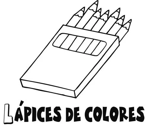COLOREA TUS DIBUJOS: Lapices de colores para colorear