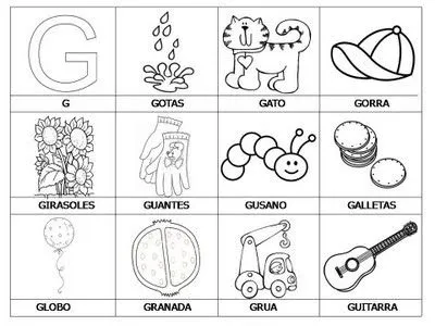 COLOREA TUS DIBUJOS: Laminas con dibujos para aprender palabras y ... COLOREA TUS DIBUJOS: Laminas con dibujos para aprender palabras y ...