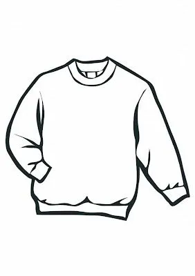 COLOREA TUS DIBUJOS: Suéter para colorear