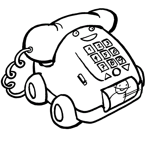 COLOREA TUS DIBUJOS: Teléfono para colorear y pintar COLOREA TUS DIBUJOS: Teléfono para colorear y pintar