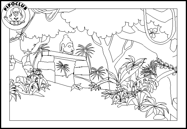 Dibujos de una selva - Imagui