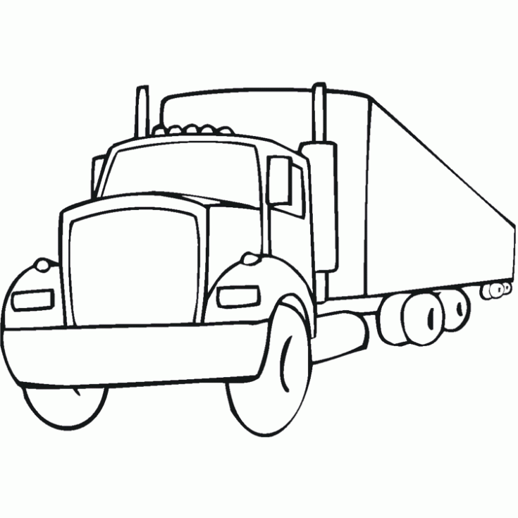 Dibujo camion infantil - Imagui