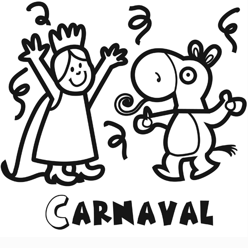 Colorear carnaval - Imagui