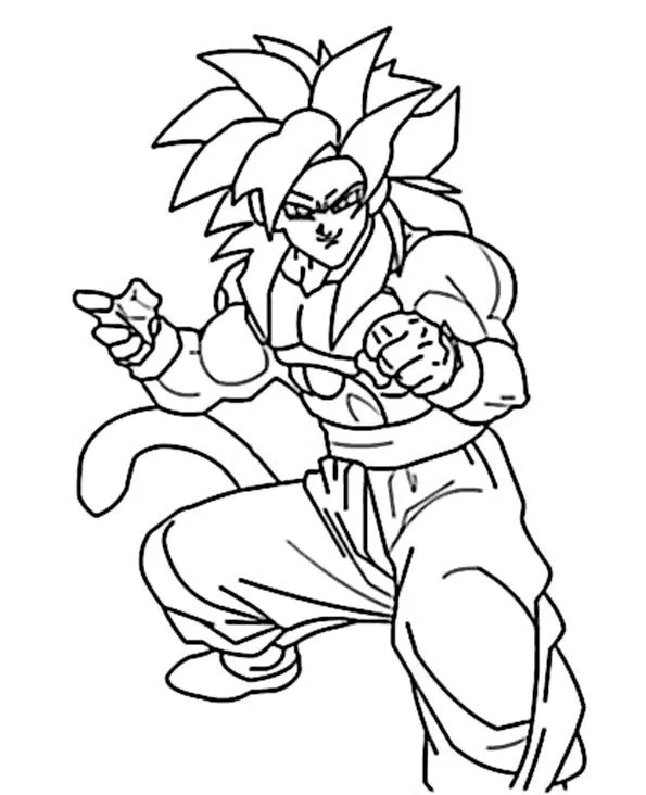 Colorear dibujos de Goku 1 | Dibujos para colorear e imprimir ...