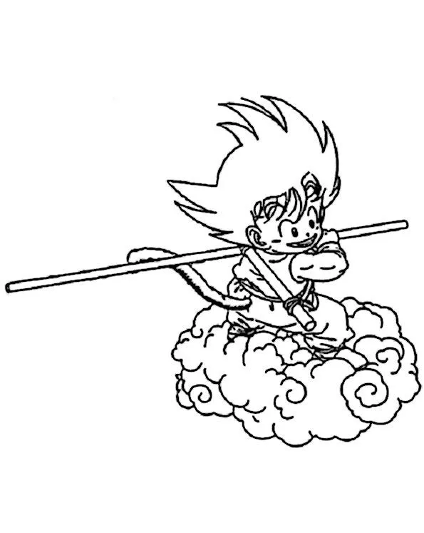 Colorear dibujos de Goku 5 | Dibujos para colorear e imprimir ...