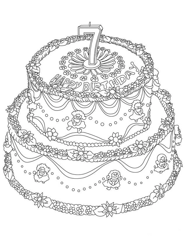 ... para colorear dibujos para pintar feliz cumpleanos para imprimir ... para colorear dibujos para pintar feliz cumpleanos para imprimir