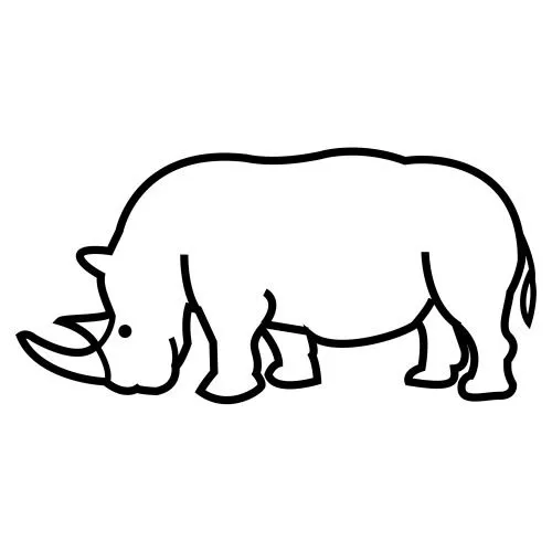 COLOREAR DIBUJOS DE RINOCERONTES | Dibujos para colorear COLOREAR DIBUJOS DE RINOCERONTES | Dibujos para colorear