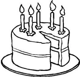 Colorear es Divertido: Dibujos de Tortas de Cumpleaños para Colorear Colorear es Divertido: Dibujos de Tortas de Cumpleaños para Colorear