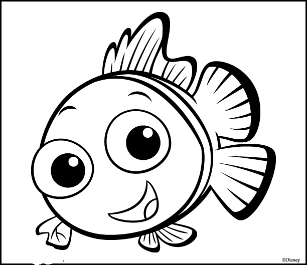 colorear y pintar dibujos: colorear amigos de nemo colorear y pintar dibujos: colorear amigos de nemo