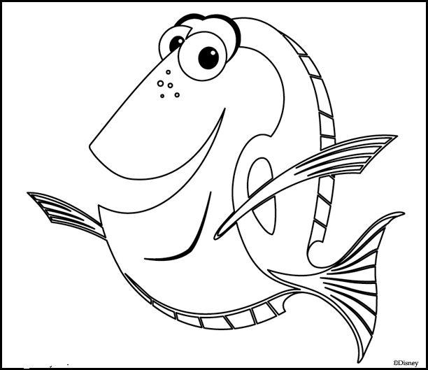 colorear y pintar dibujos: colorear amigos de nemo colorear y pintar dibujos: colorear amigos de nemo
