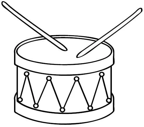 Dibujos para colorear tambor - Imagui