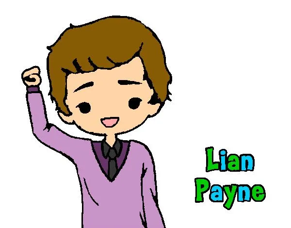 Colored page Liam Payne painted by Hayley