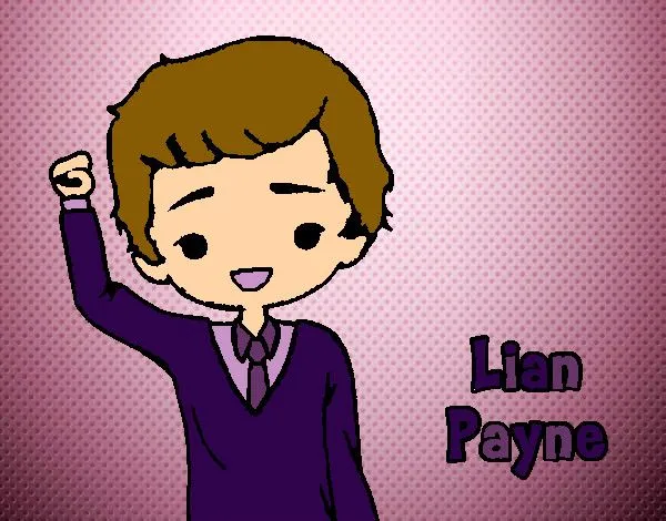 Colored page Liam Payne painted by Alexis