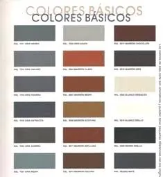 ... COLORES DEL ALUMINIO (IV). LOS COLORES DE LA CARTA RAL DEL ALUMINIO ... COLORES DEL ALUMINIO (IV). LOS COLORES DE LA CARTA RAL DEL ALUMINIO