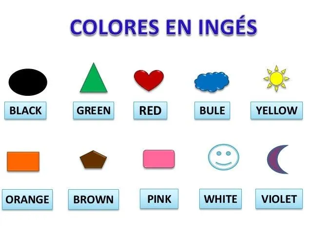 colores en inglés
